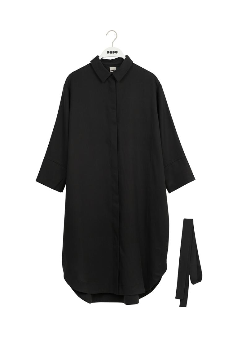 Kleid Boheme Solid Black - 2