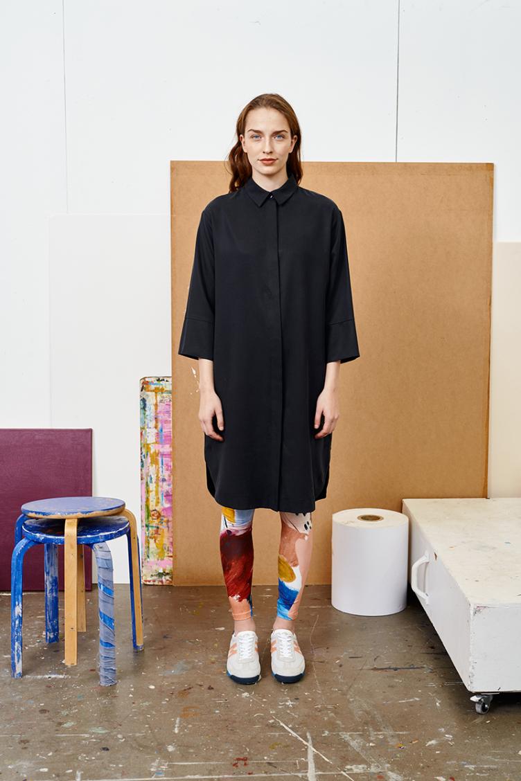Kleid Boheme Solid Black