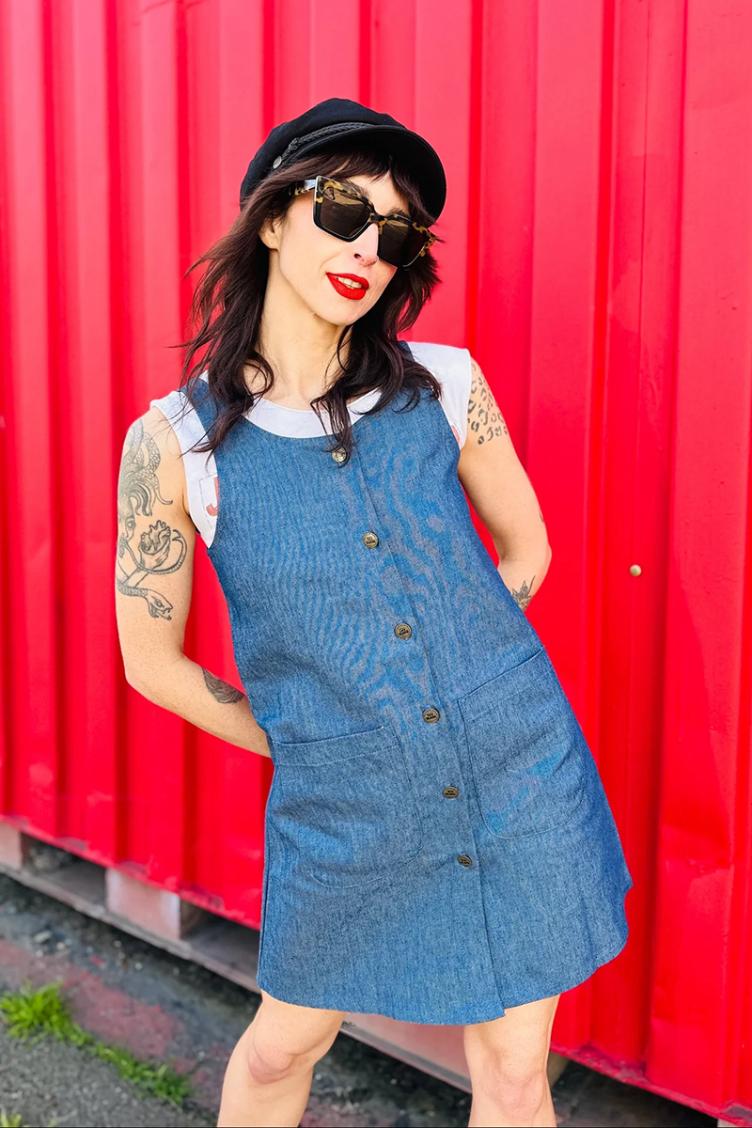 Kleid Cloe Twill Denim