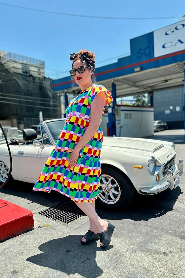 Kleid Frieda Candy Weave - 0