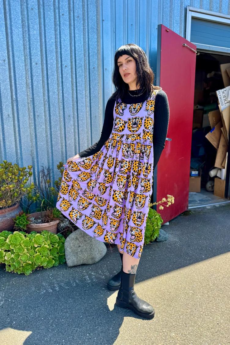 Kleid Naomi Cheetah Head - 3