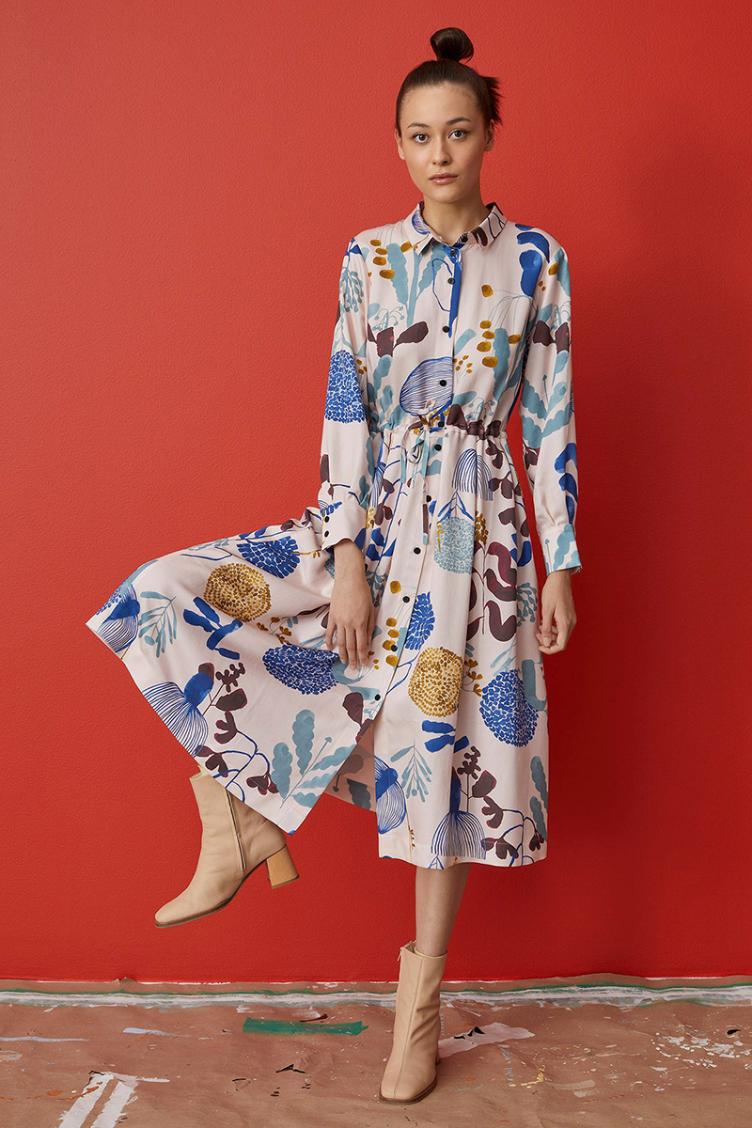 Kleid Swing Gown Wild Garden - 0