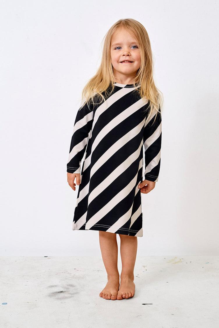Langarm Kleid stripes - 3