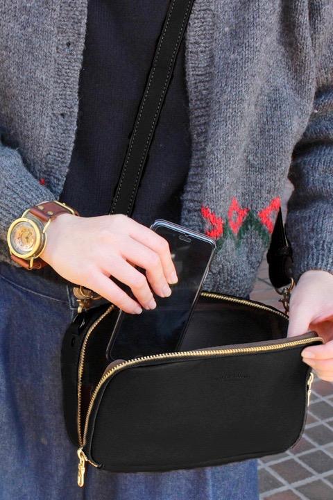 Lederhandtasche