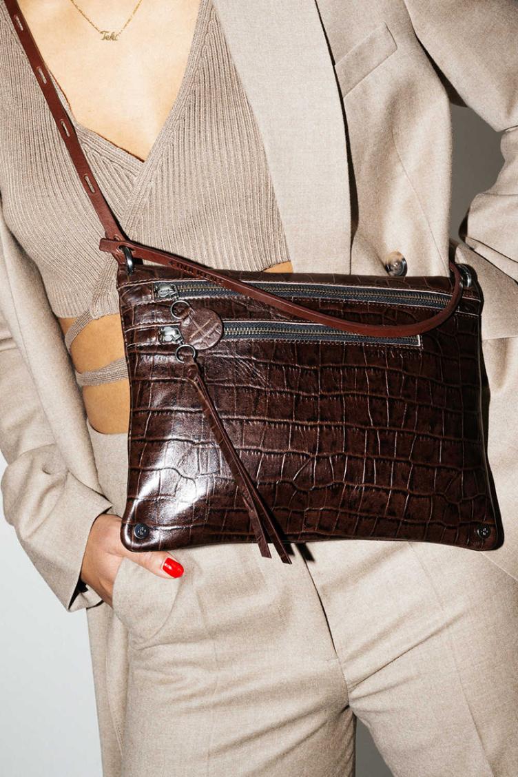 Ledertasche Moonlit Croco ed.2