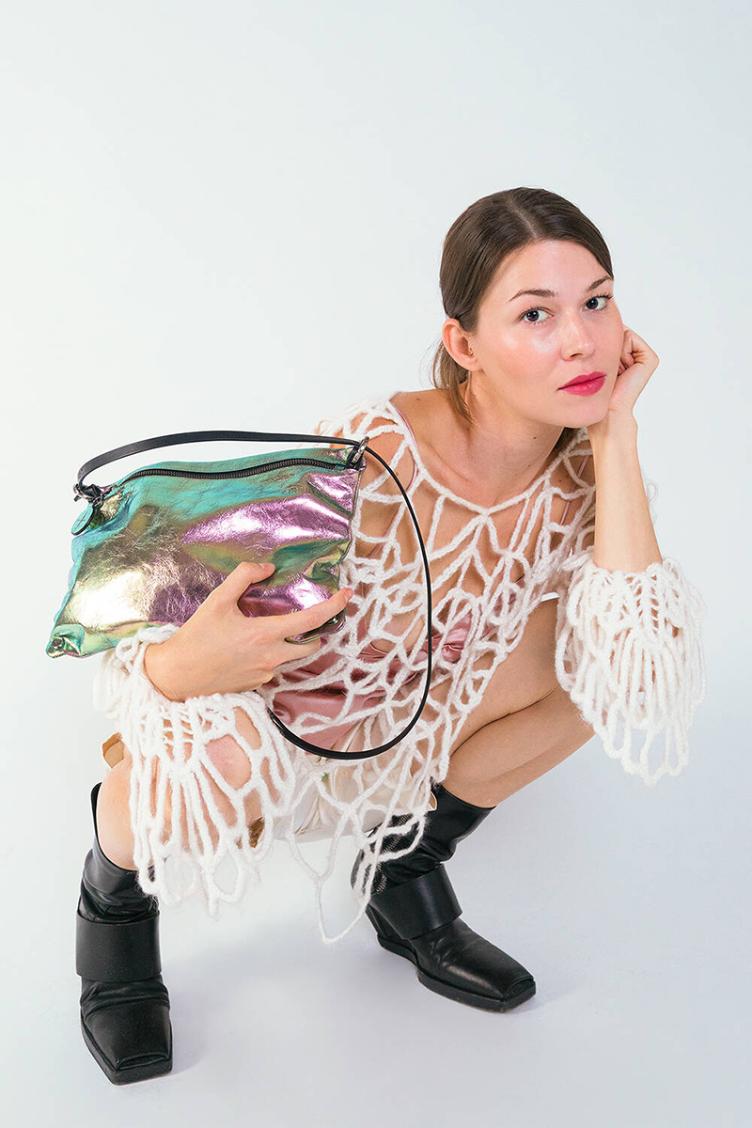 Ledertasche Moonlit ed.1 two tone leafy rose