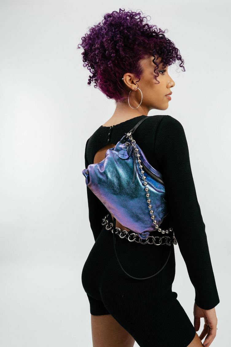 Ledertasche Moonlit ed.1 two tone purple sky