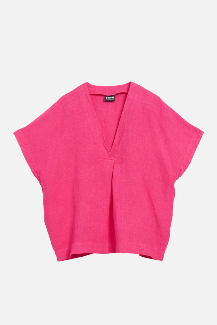 Leinentop Envelope pink - 0