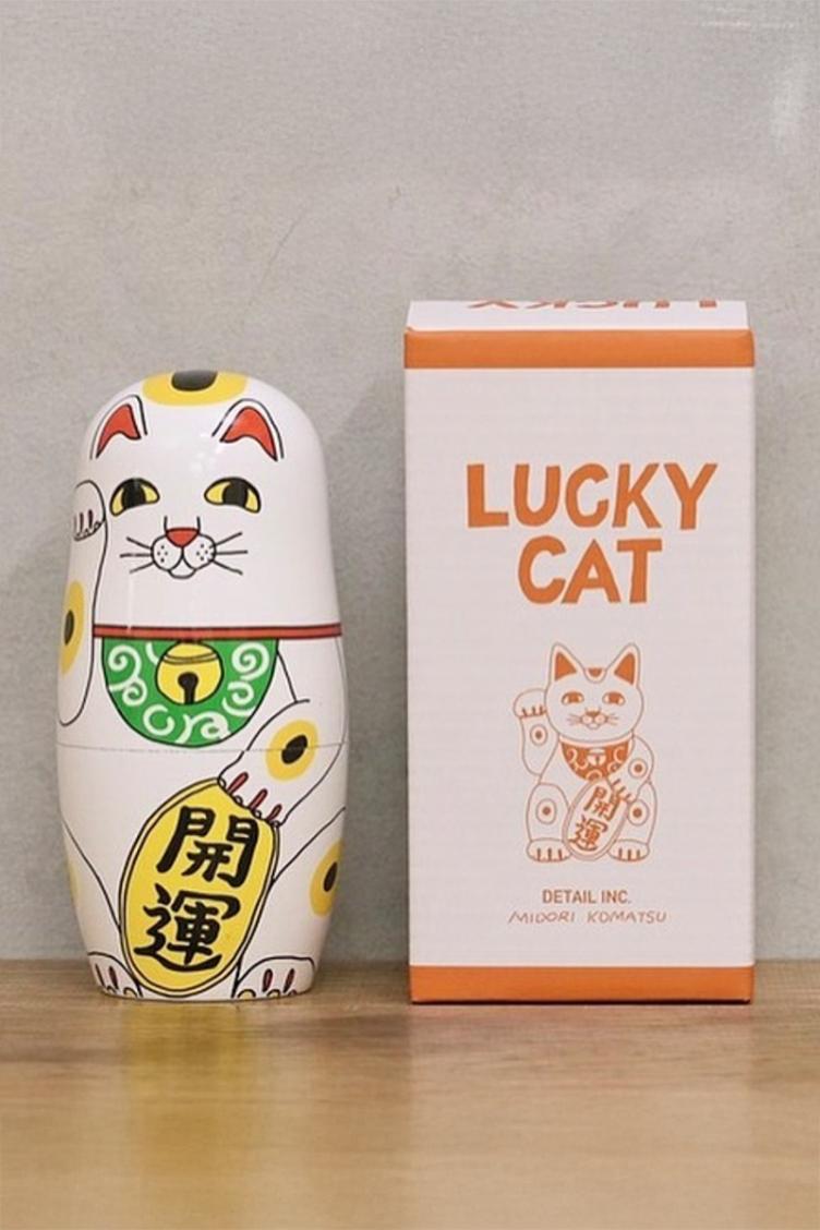 Midori Komatsu Doll Lucky Cat - 1