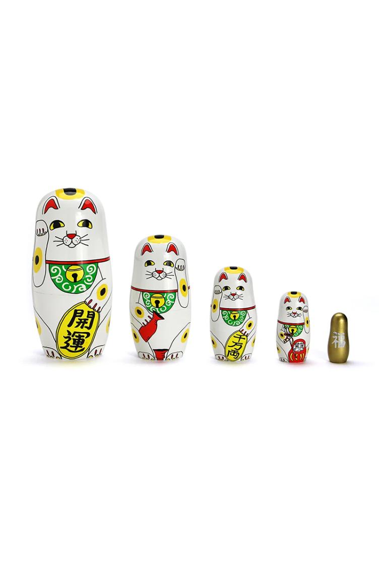 Midori Komatsu Doll Lucky Cat - 4