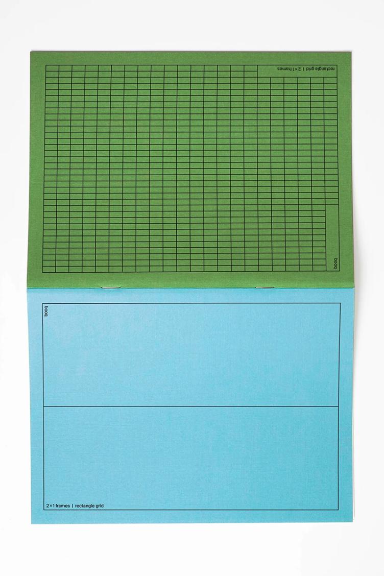 Notizbuch booq blue/green