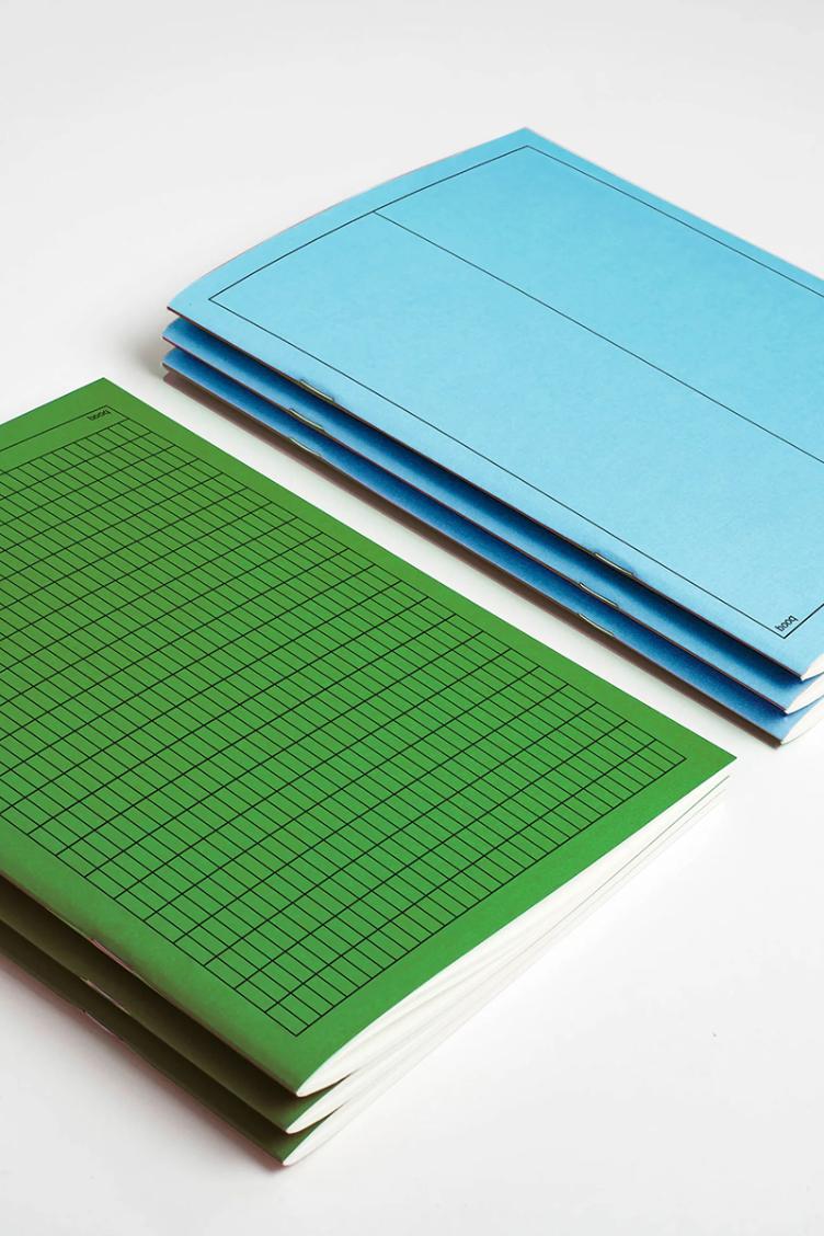 Notizbuch booq blue/green - 0