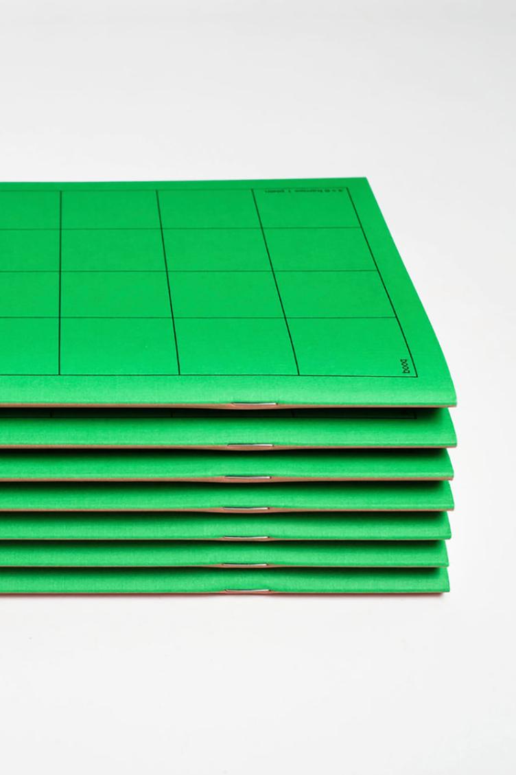 Notizbuch booq green/brown - 2