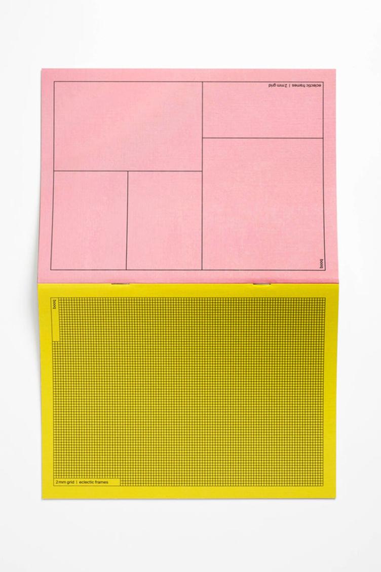 Notizbuch booq pink/yellow - 1