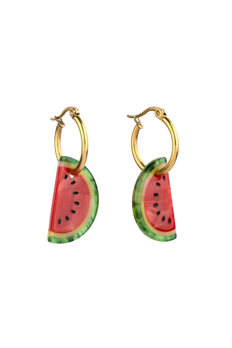 Ohrringe Wassermelone - 0