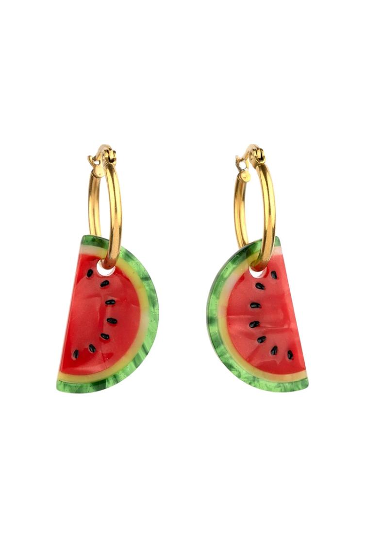 Ohrringe Wassermelone - 3