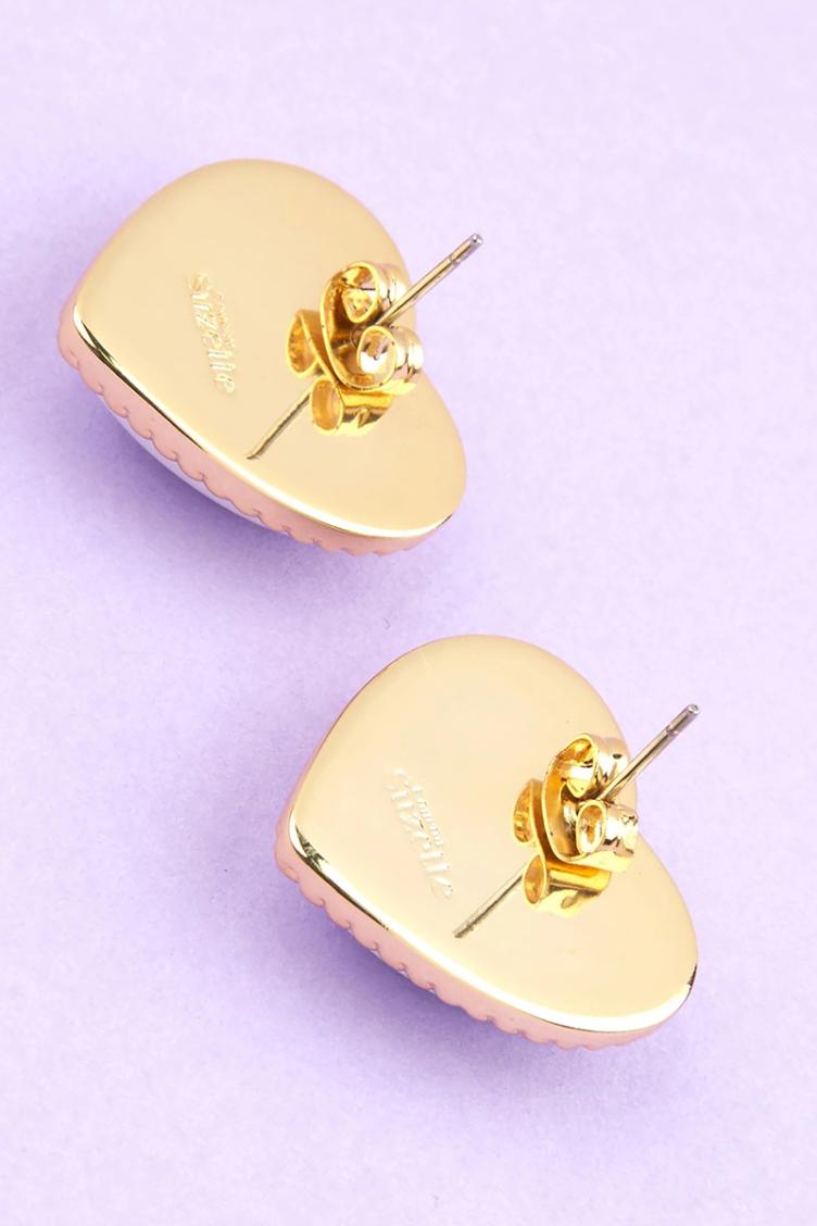 Ohrstecker Herz Perlmutt - 2