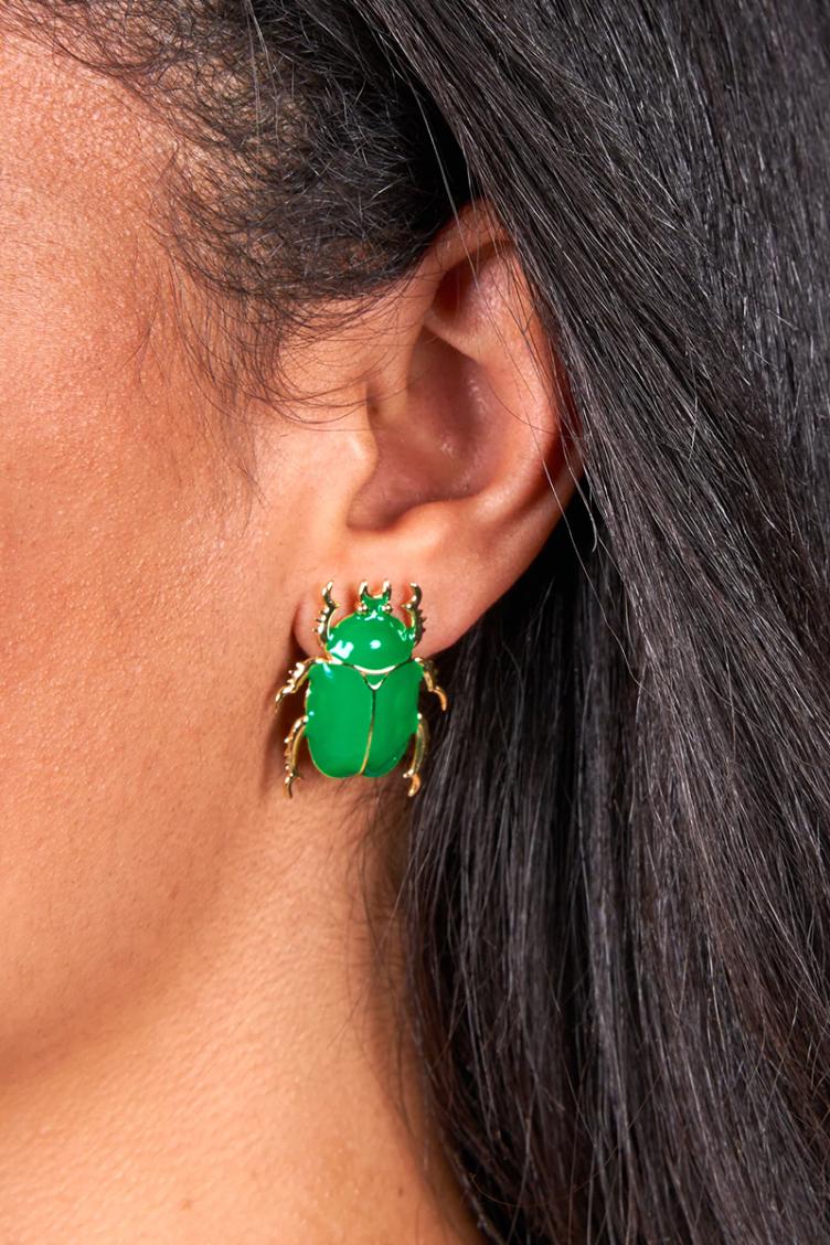 Ohrstecker Skarabäus - 0