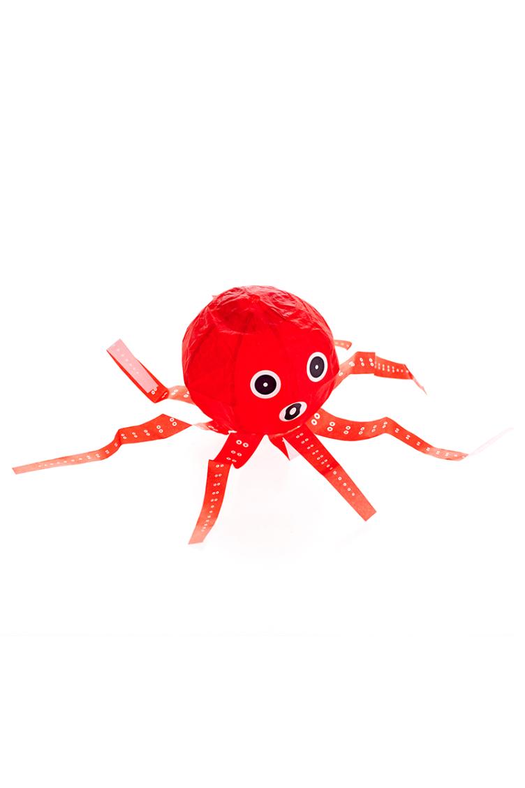 Papierobjekt Octopus - 1