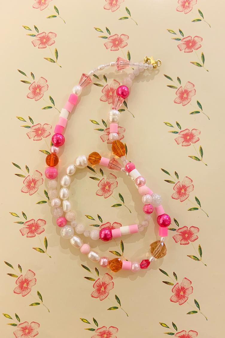 Perlenkette Rose - 0