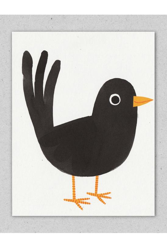Postkarte Amsel