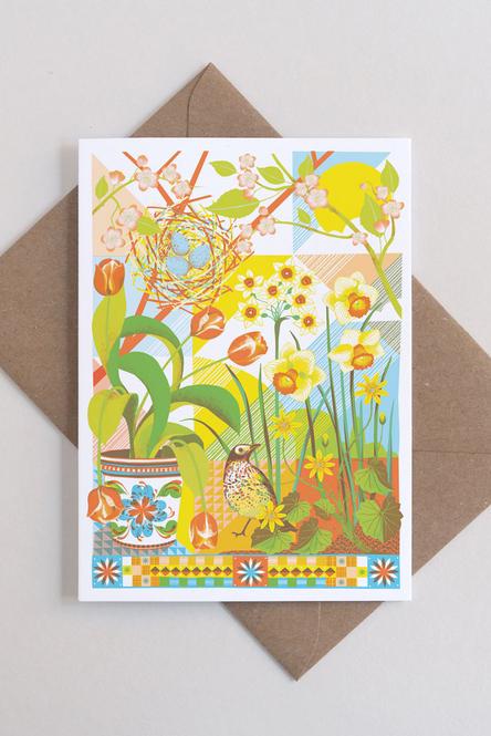 Postkarte April - 0