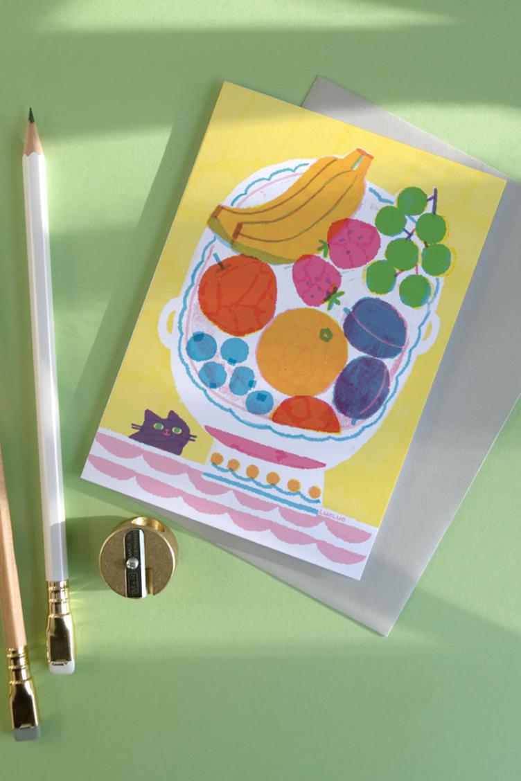 Postkarte Fruit Bowl - 1