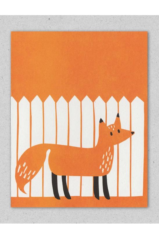 Postkarte Fuchs
