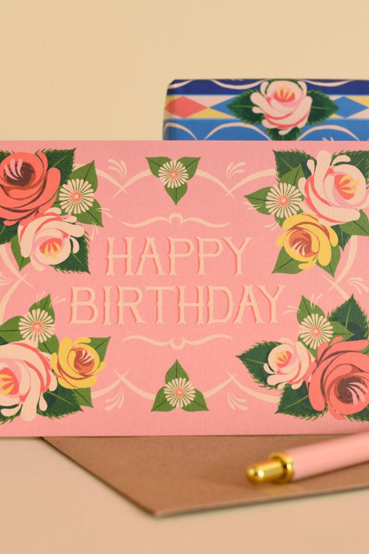 Postkarte Happy Birthday - 1