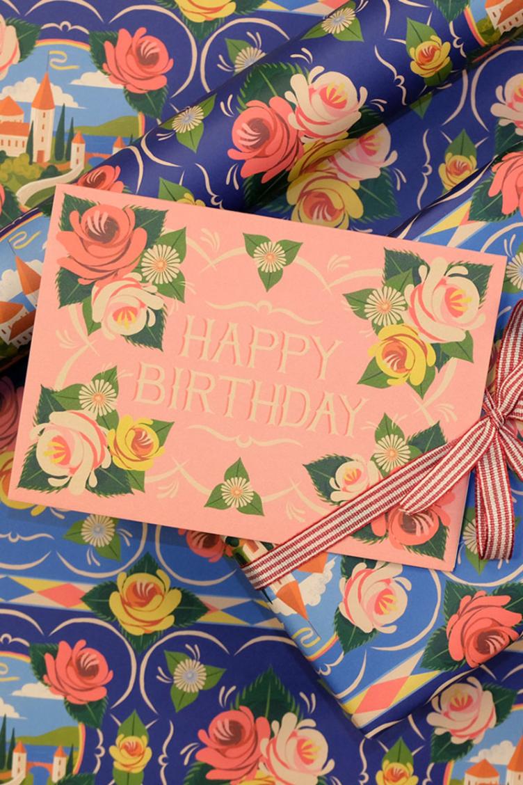Postkarte Happy Birthday