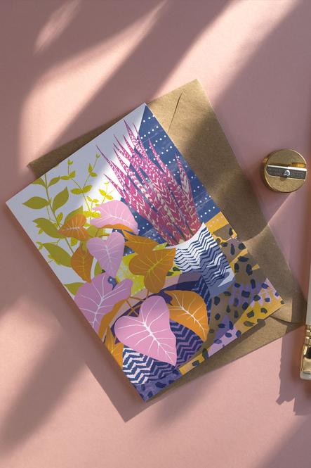 Postkarte House Plants - 1
