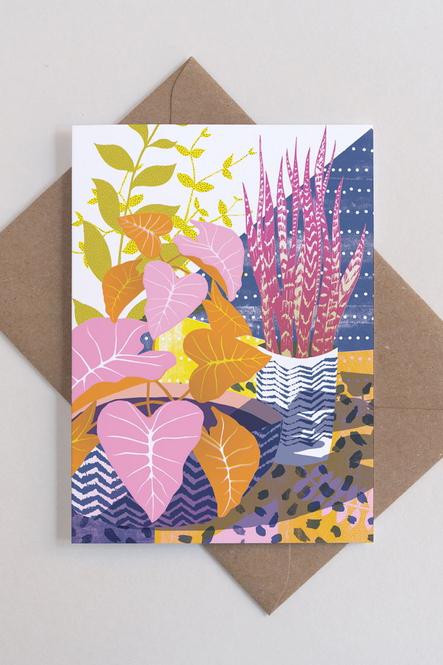 Postkarte House Plants - 0