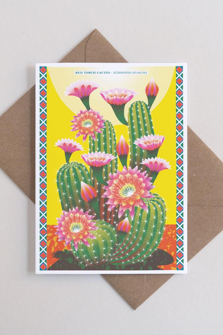 Postkarte Kaktus - 1