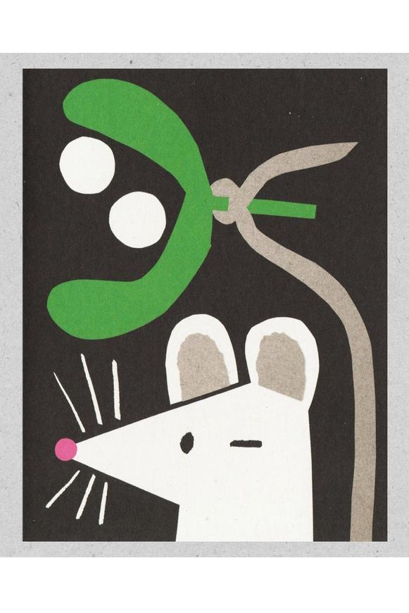 Postkarte Maus