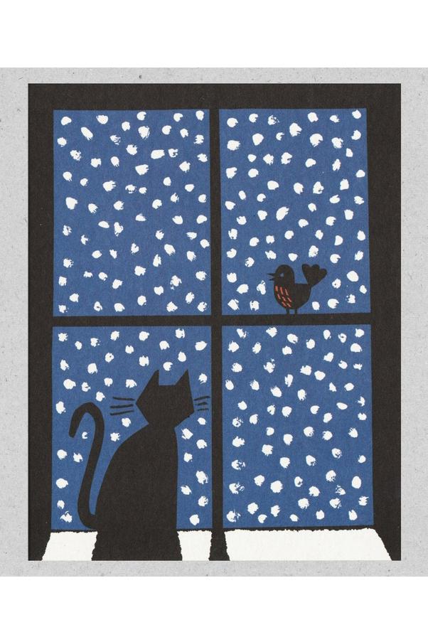 Postkarte Schnee