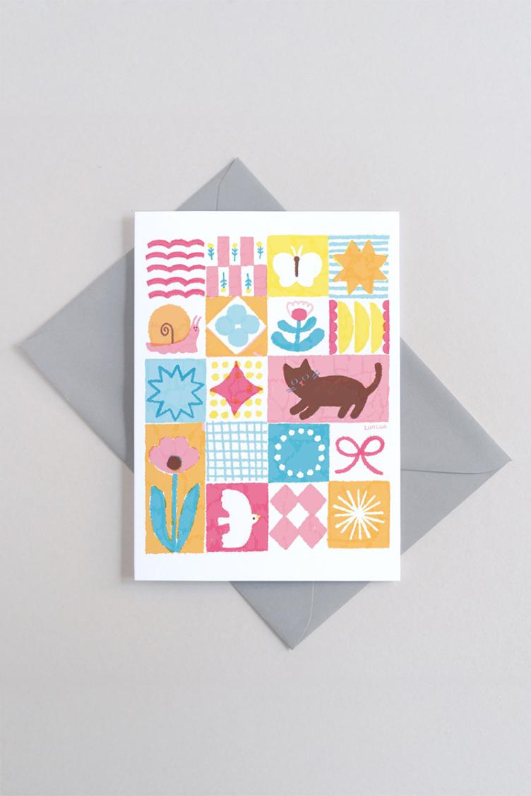 Postkarte Sweet Tiles - 1