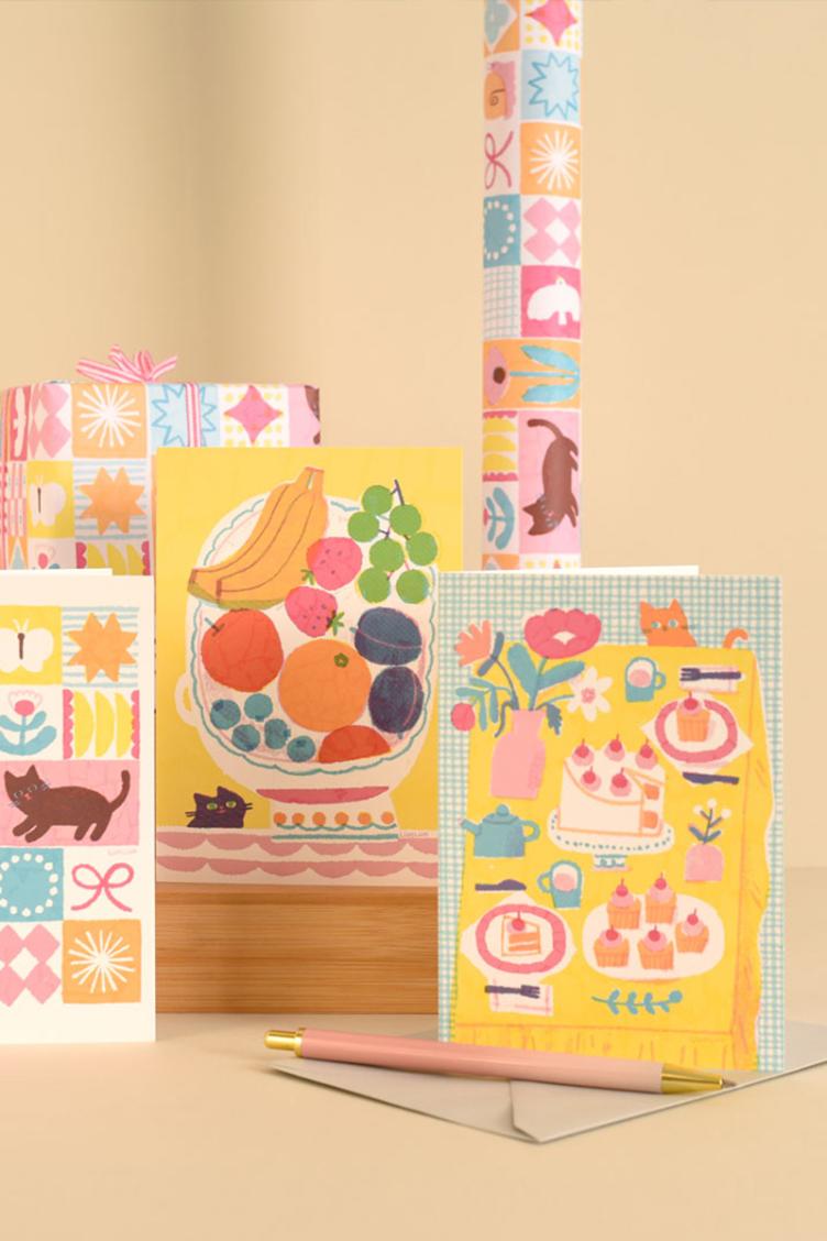 Postkarte Tea Party - 1