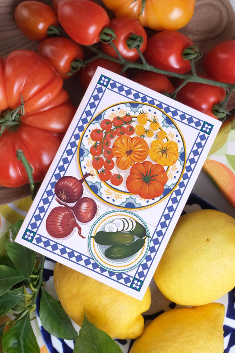 Postkarte Vegetables