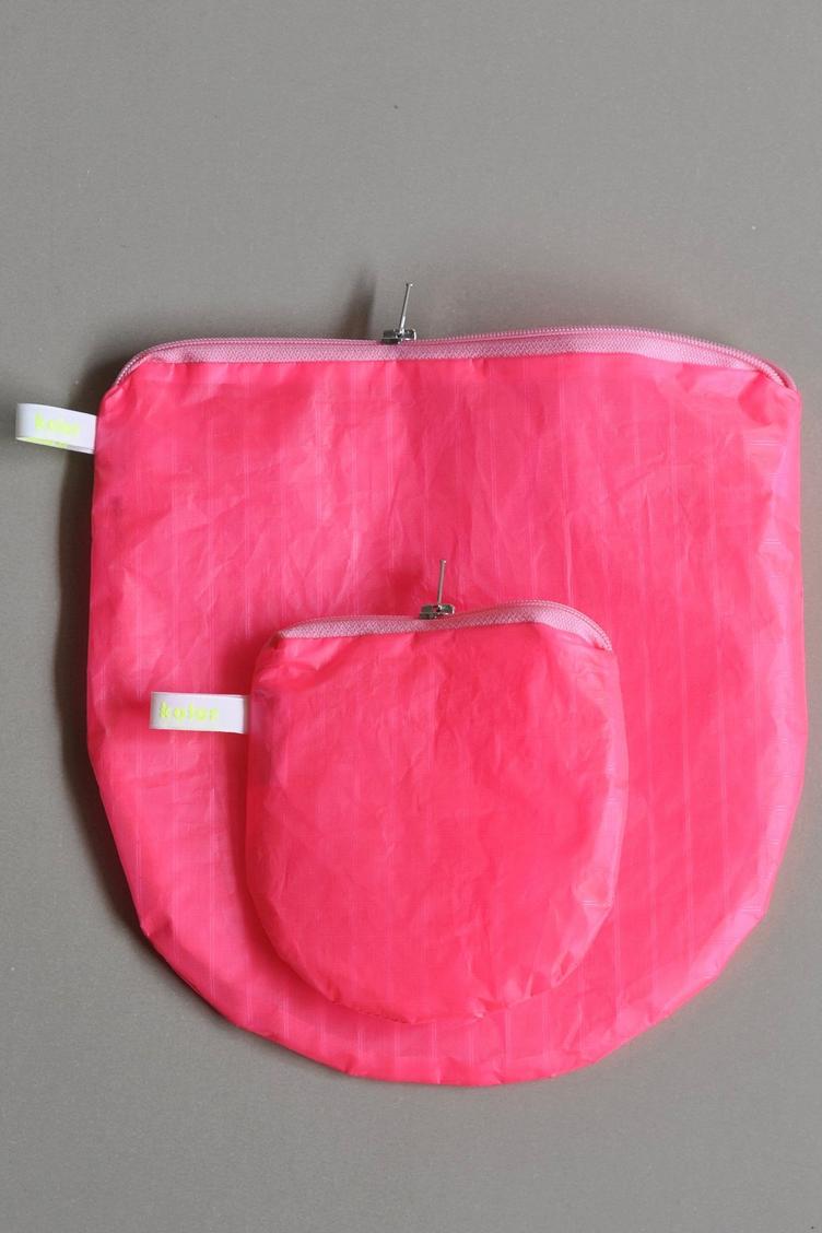 Pouch round L pink - 0