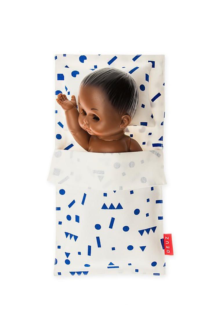 Puppenschlafsack blue