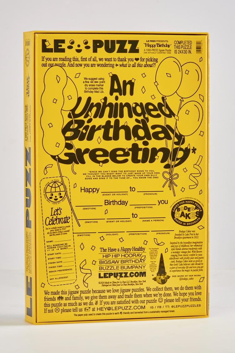 Puzzle Happy Birthday 1000 - 0