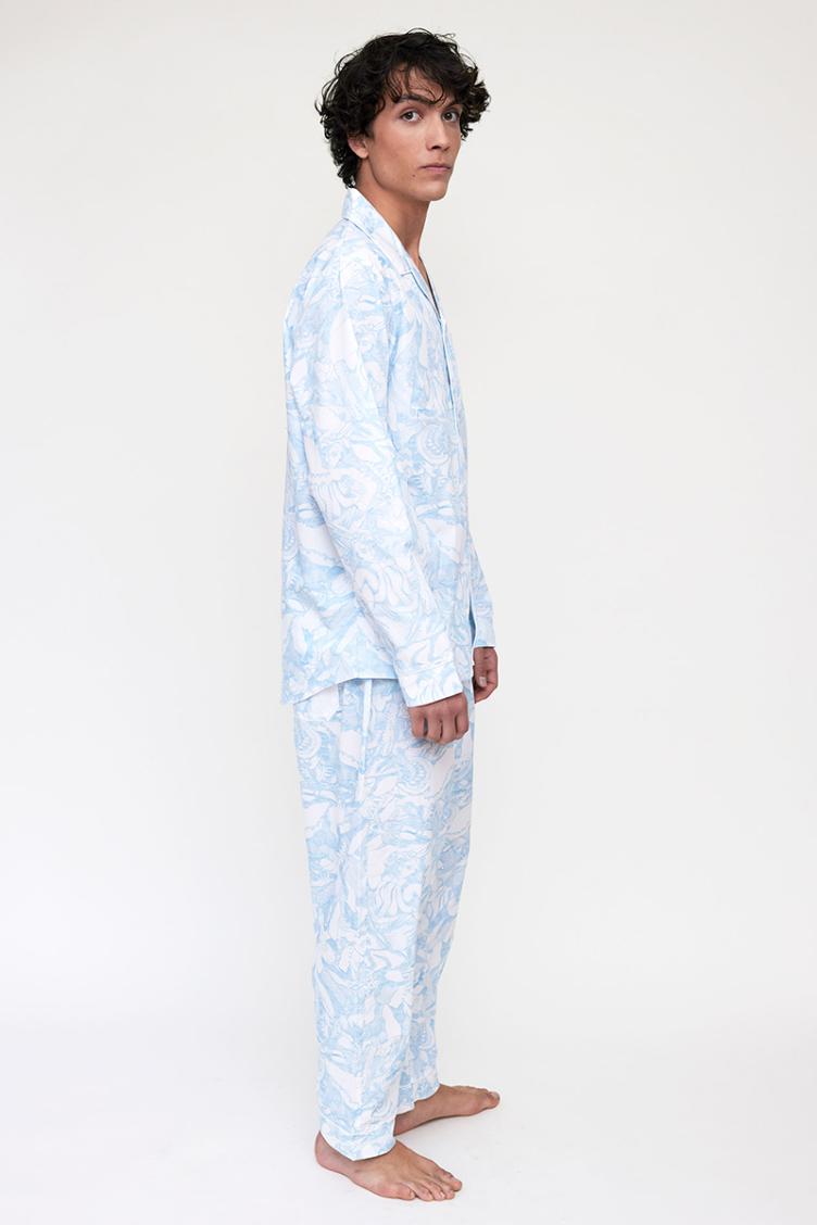 Pyjama-Set Eisblau Unisex - 4