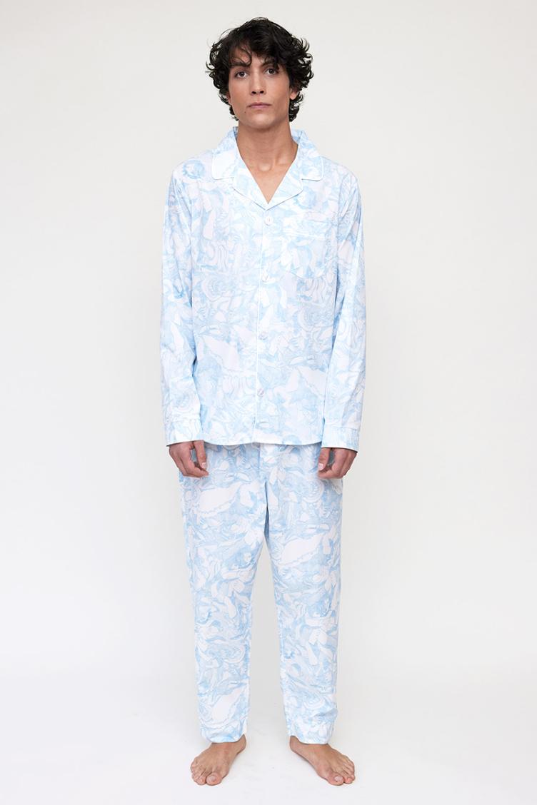 Pyjama-Set Eisblau Unisex - 3