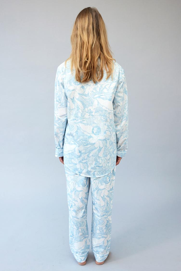 Pyjama-Set Eisblau Unisex - 0