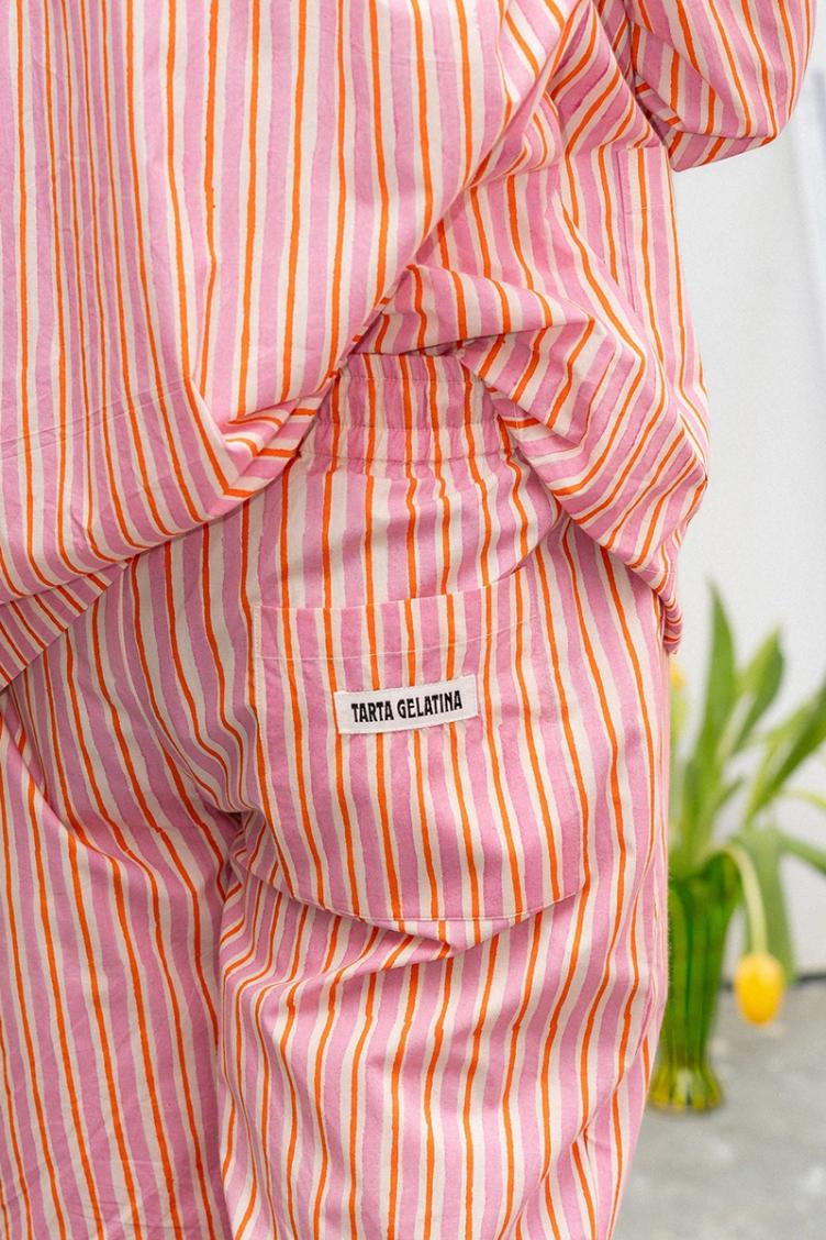 Pyjama Set Rayitas lilac - 3