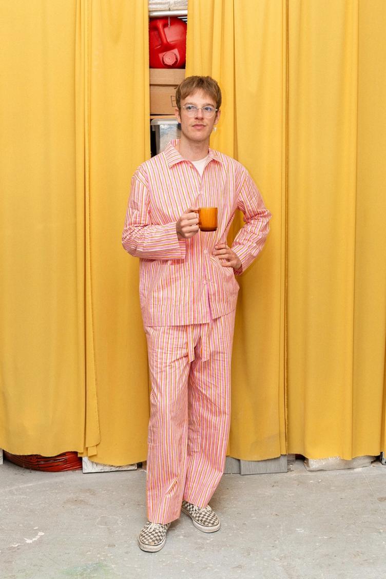 Pyjama Set Rayitas lilac - 7