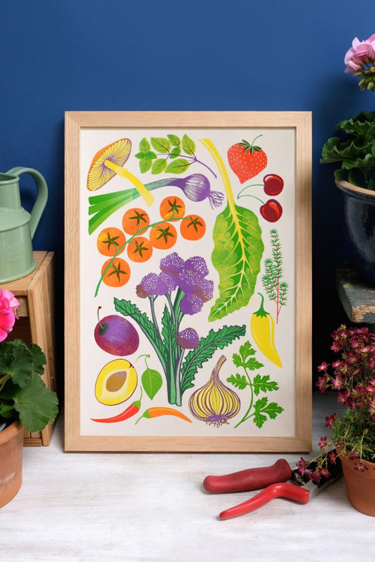 Riso-Print A3 Gemüse+Früchte