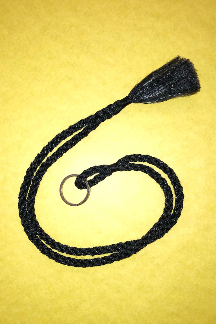 Schlüsselband kurz Schwarz - 1