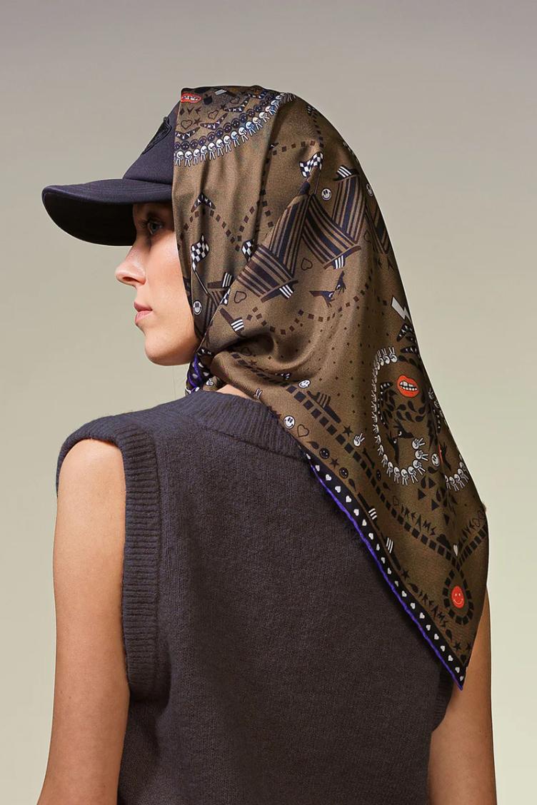 Seidenfoulard BANDANA DRAMA L - 3