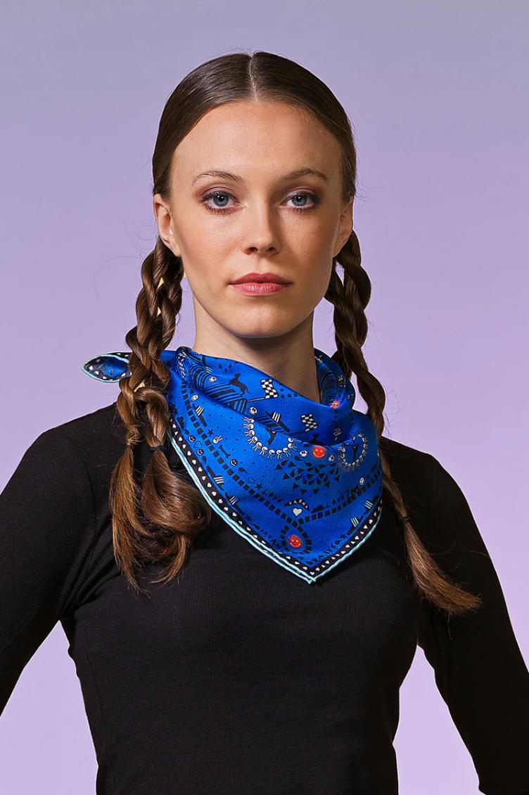 Seidenfoulard BANDANA DRAMA S